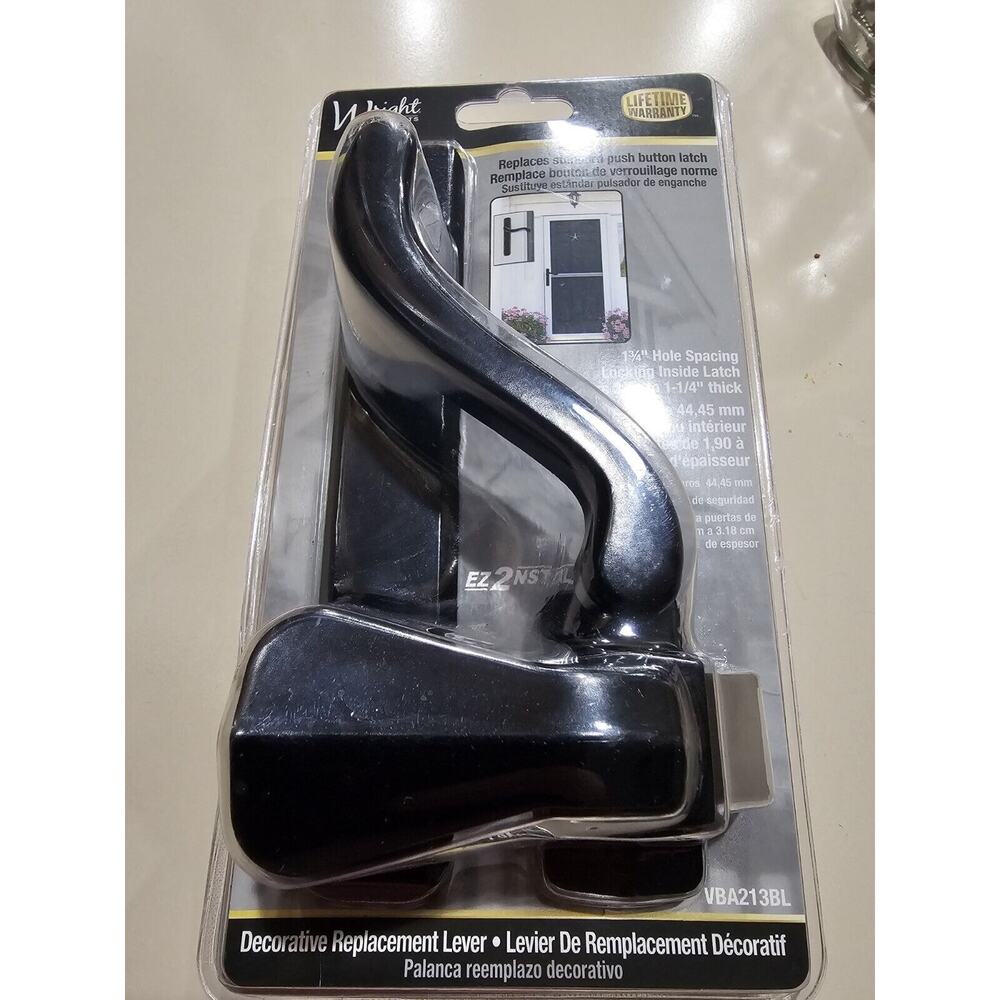 Wright Products Black Decorative Replacement Lever VBA213BL